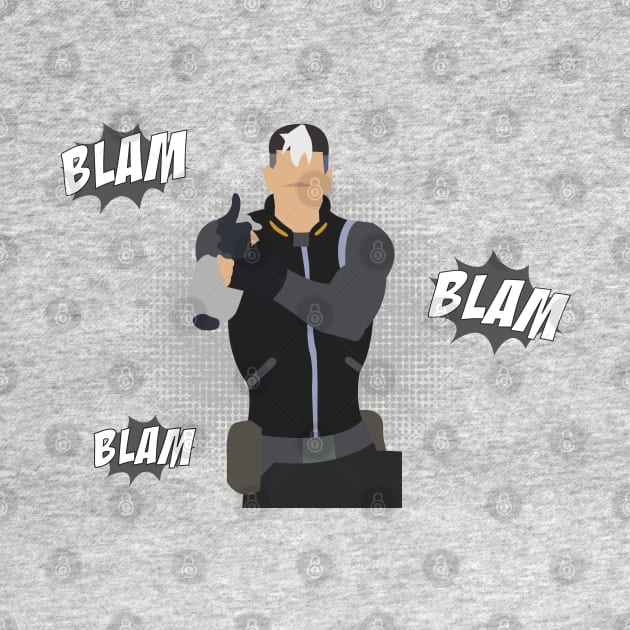 Shiro "BLAM BLAM BLAM" by ScarletRigmor